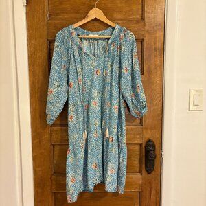 Natalie Martin Blue Floral Dress